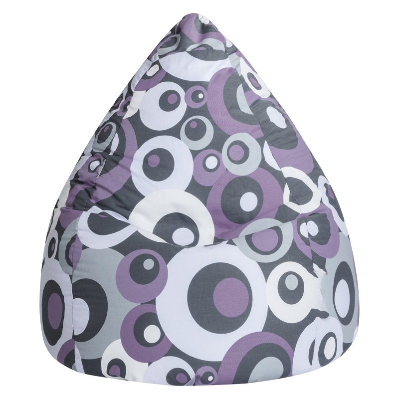 Fauteuil à billes en coton 100% coton standard, Lilas