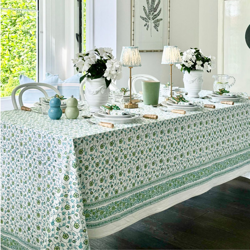 Sea Breeze Rectangular Tablecloth, 70" D x 108" L