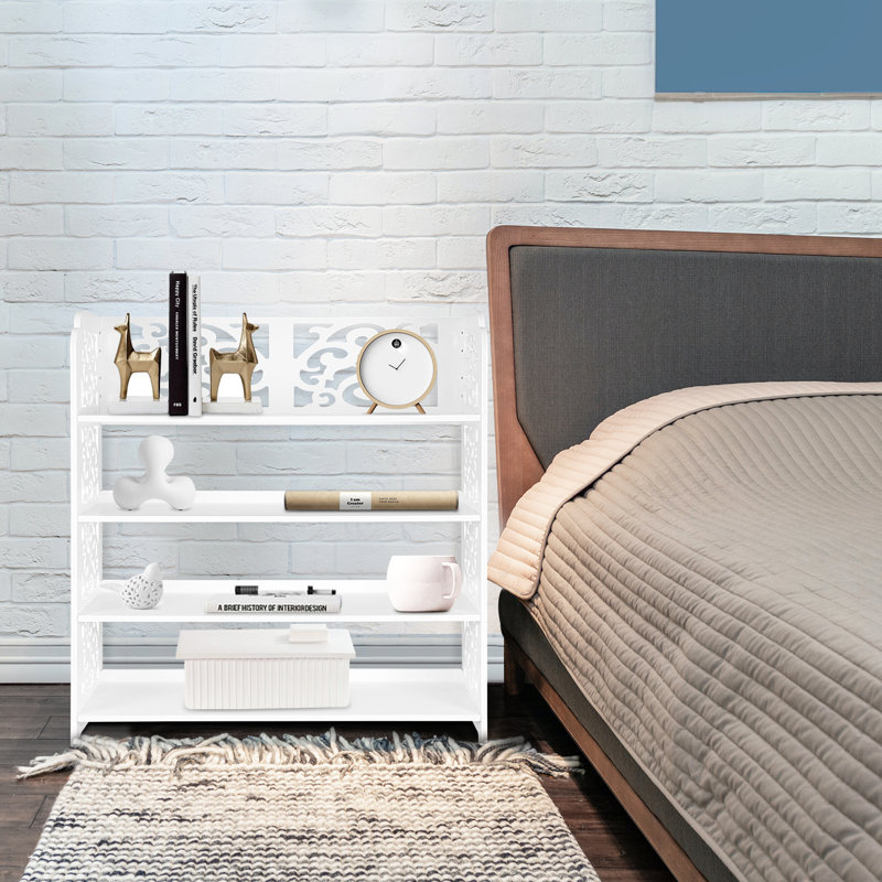 12 Pair Stackable Shoe Rack, White