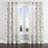 Country Farmhouse Room Darkening Curtains - Green Soft Prairie Cottage Grommet Curtain - 1 Panel-534979693-534979689