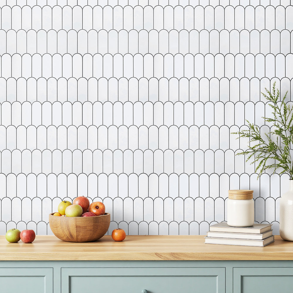 10Pcs Self-Adhesive Wall Tile Stickers