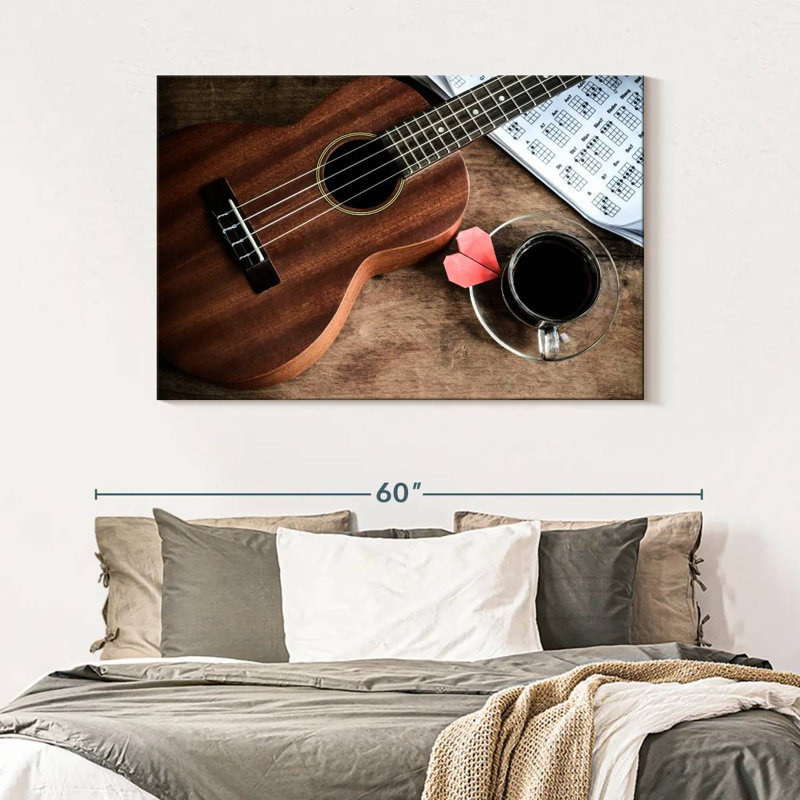 Abarca Coffee And Ukulele, 32" H x 48" W