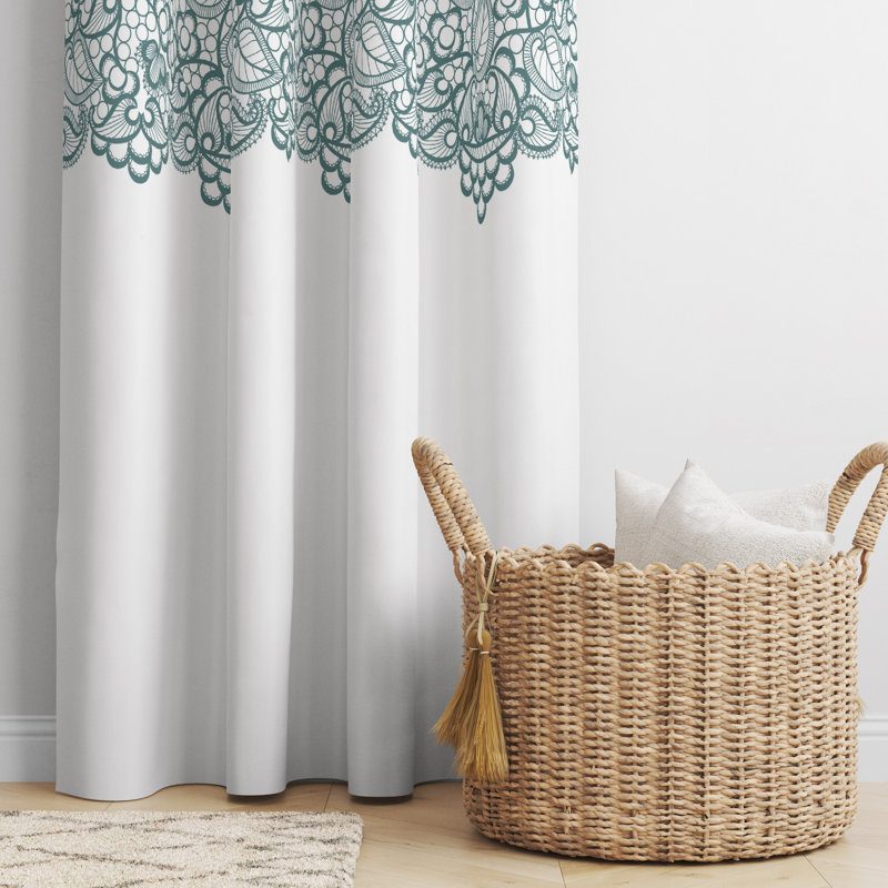 Semi Sheer Curtain Pair, 20" W x 52" L
