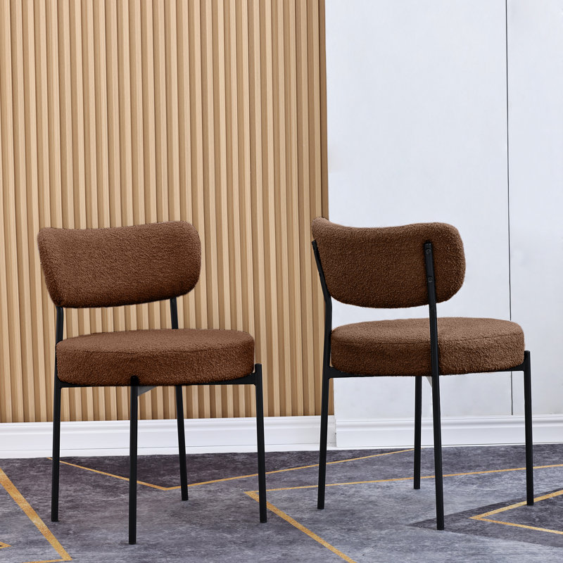 Chaise d'appoint Khush, Brun