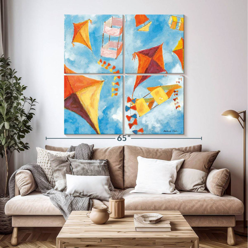 Senne Kites, 45" H x 45" W