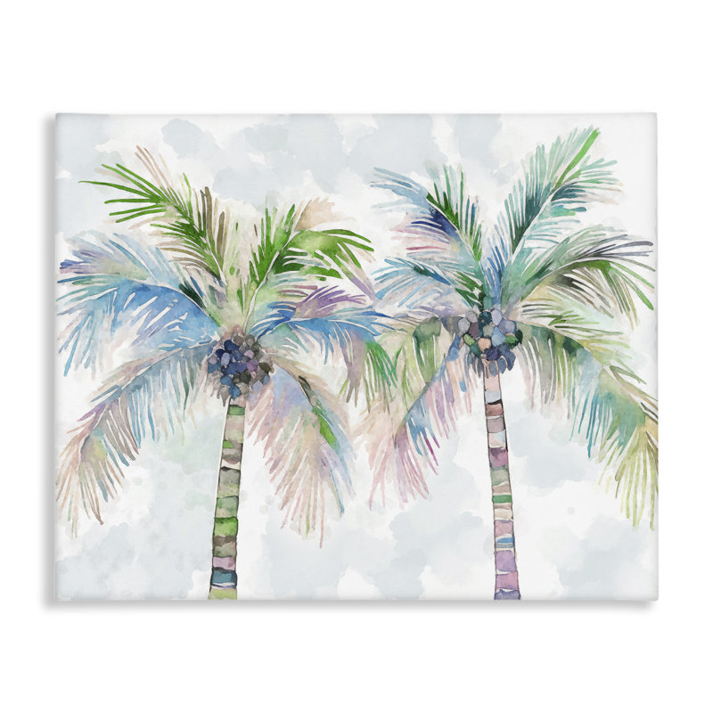 «Soft Palm Tree pair» par Ziwei Li, H 36 po x l 48 po