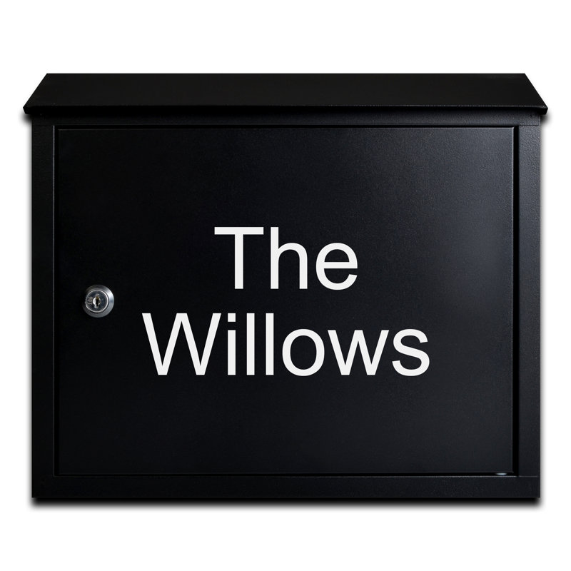 Lichtwardt Steel Wall Mounted Letter Box, Yes