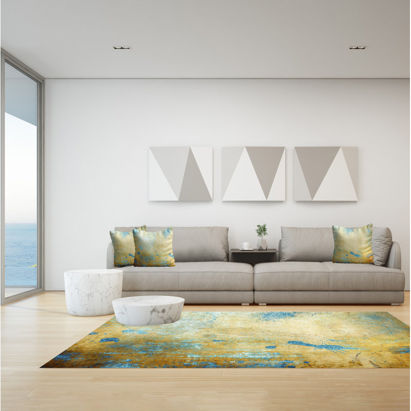 Genele Abstract Area Rug, Rectangle 155 x 230cm