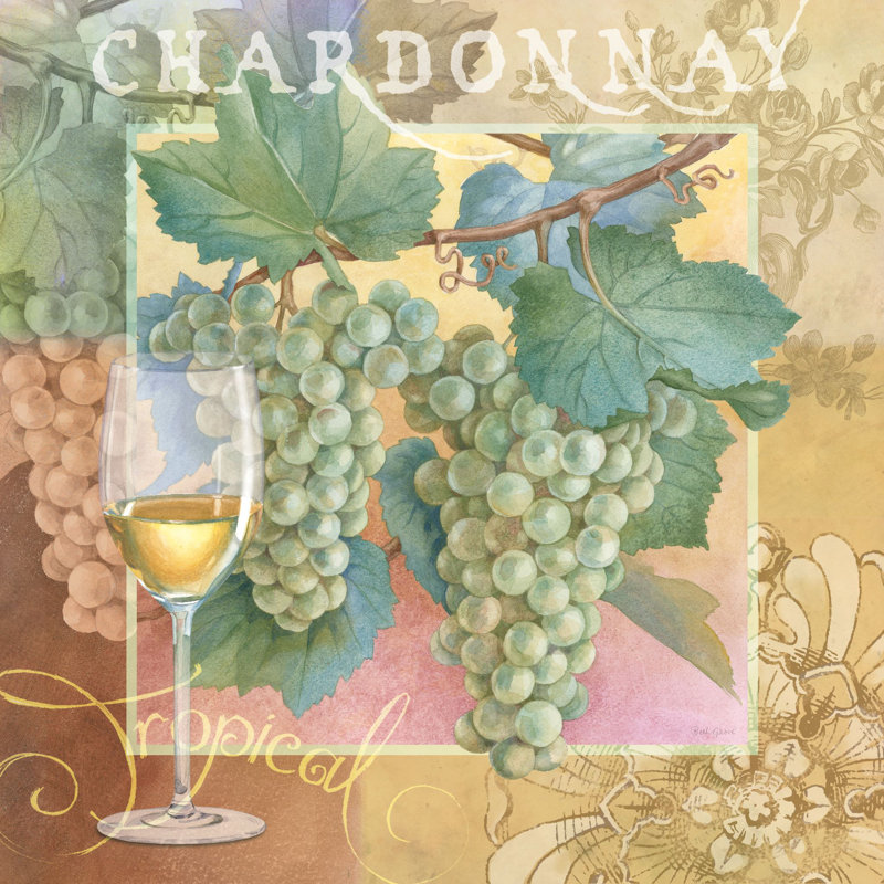 Chardonnay by Beth Grove - Wrapped Canvas Art Prints, 30cm H x 30cm W x 3.8cm D
