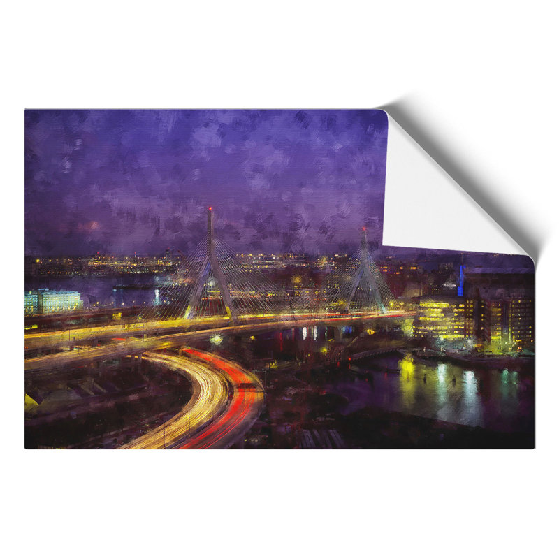 Massachusetts Boston Skyline - No Frame Print, 21cm H x 30cm W x 0.1cm D
