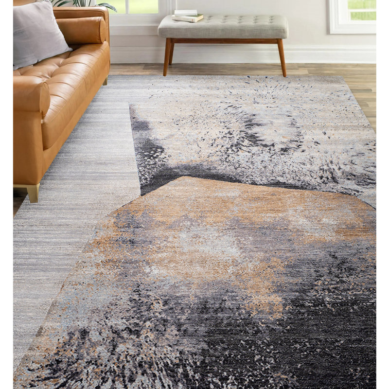 Abstract Area Rug, Rectangle 8' x 10'