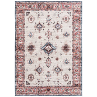 Guitta Washable Oriental Indoor Rug