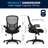 Cappello High-Back Mesh Swivel Ergonomic Office Chair with Flip-Up Arms-655002671