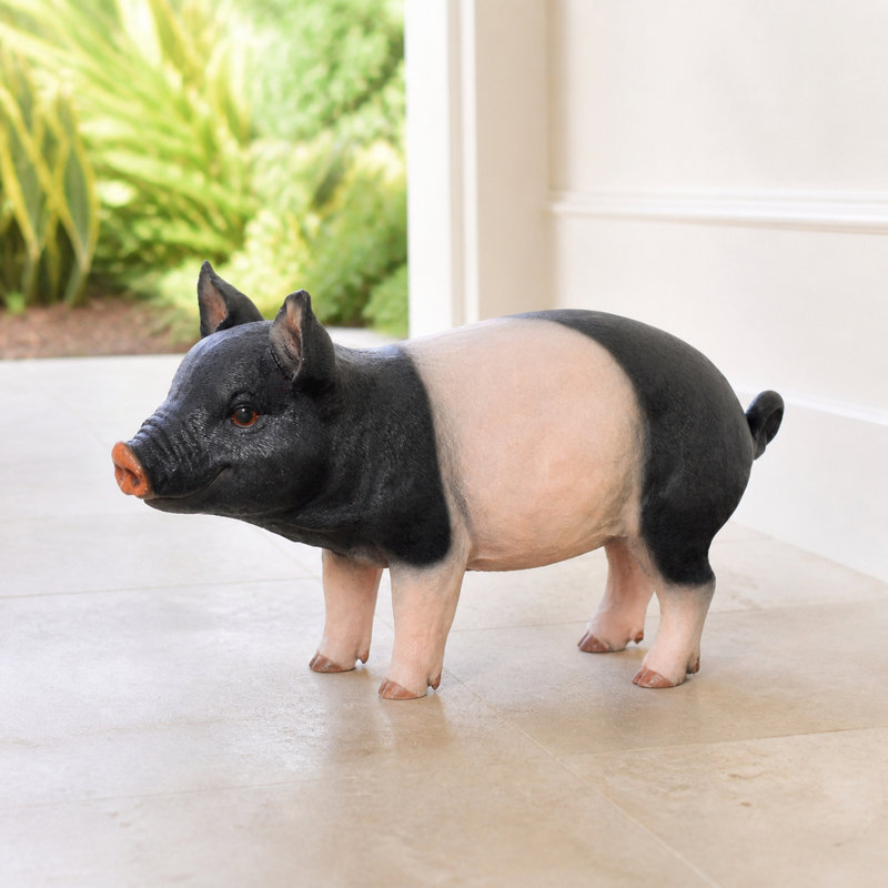 Spotted Pig Garden Statue