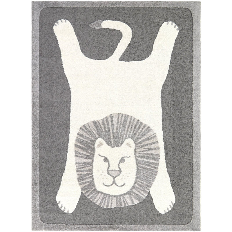 Leone Rectangle Power Loom Rug, Rectangle 5'3" x 7'