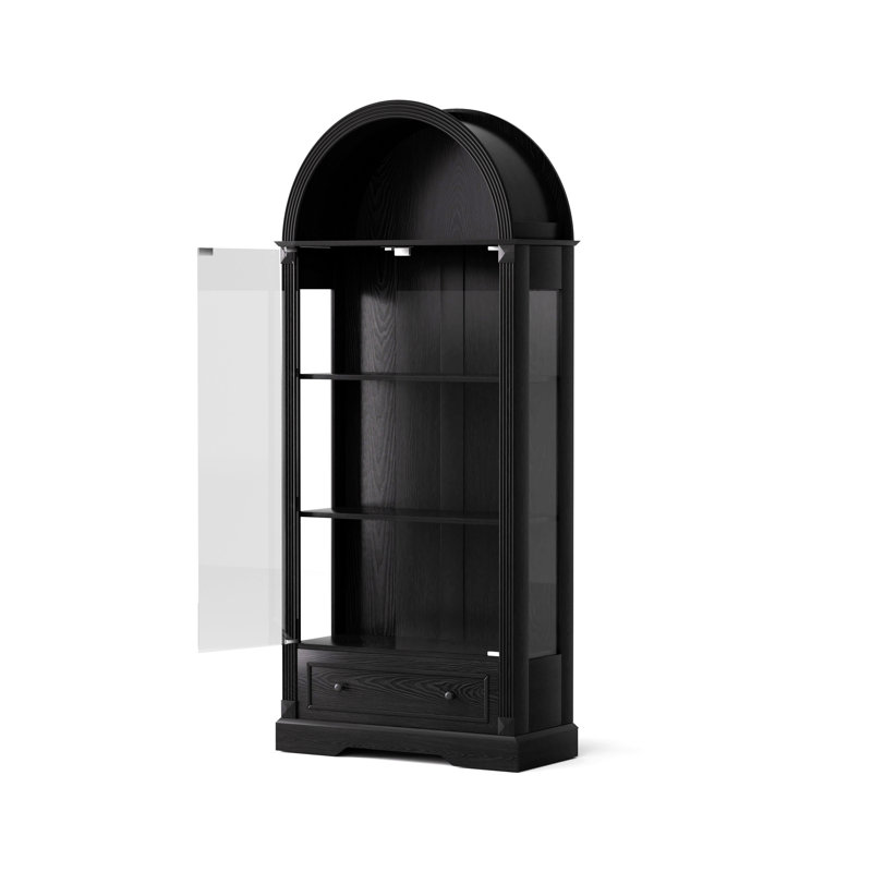 Armoire décorative arquée Farmhouse, Black