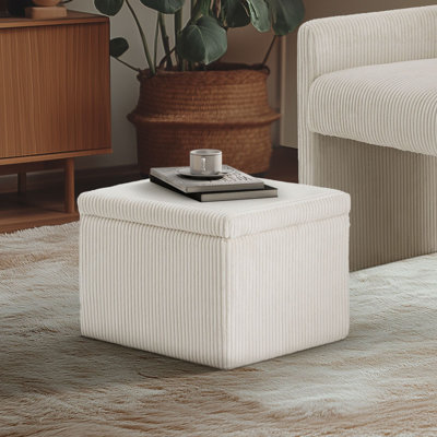 Upholstered Storage Ottoman