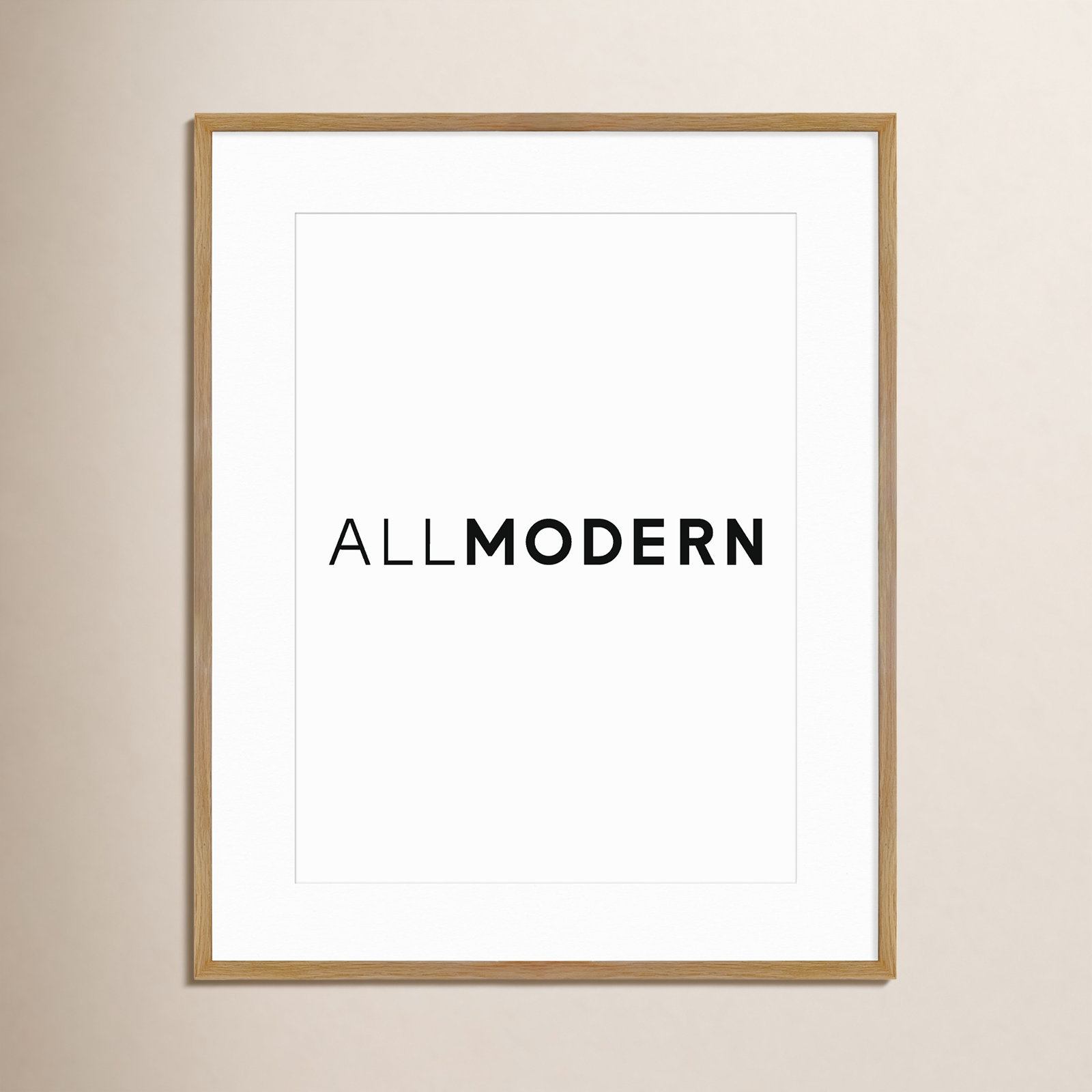Capullo Wood Matte Picture Frame with Mat, 18" x 24", 24" x 30", Oak