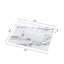 Comptoir de meuble-lavabo de salle de bain - marbre blanc de 31 pouces, dosseret de 4 po de hauteur, protection contre les dégâts d'eau, évier rectangulaire en pierre frittée de 31 po, prévention de l'absorption, trou de robinet pré-percé, fabrication-121099527