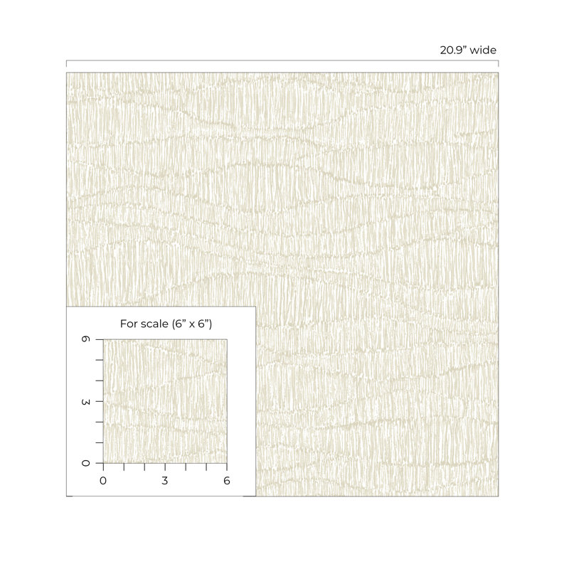  Papier peint non tissé Designs Sand Tatiana Waves, Sable