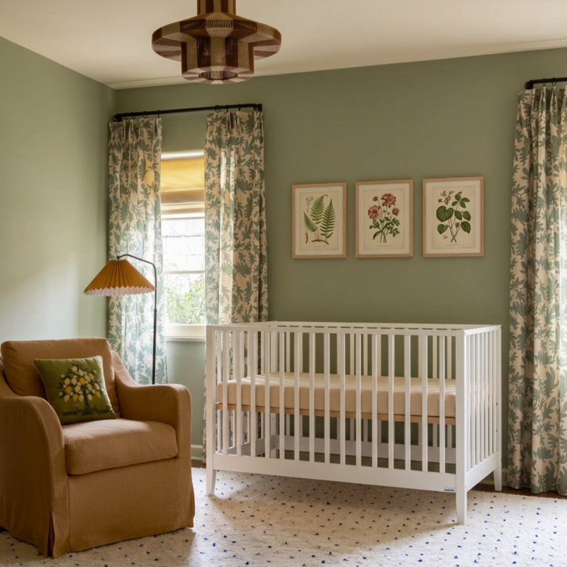Lala 3 -in-1 Convertible Crib, Natural