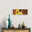 The Kiss by Gustav Klimt - Floater Frame Panoramic Painting on Canvas-1433673676-1433673650