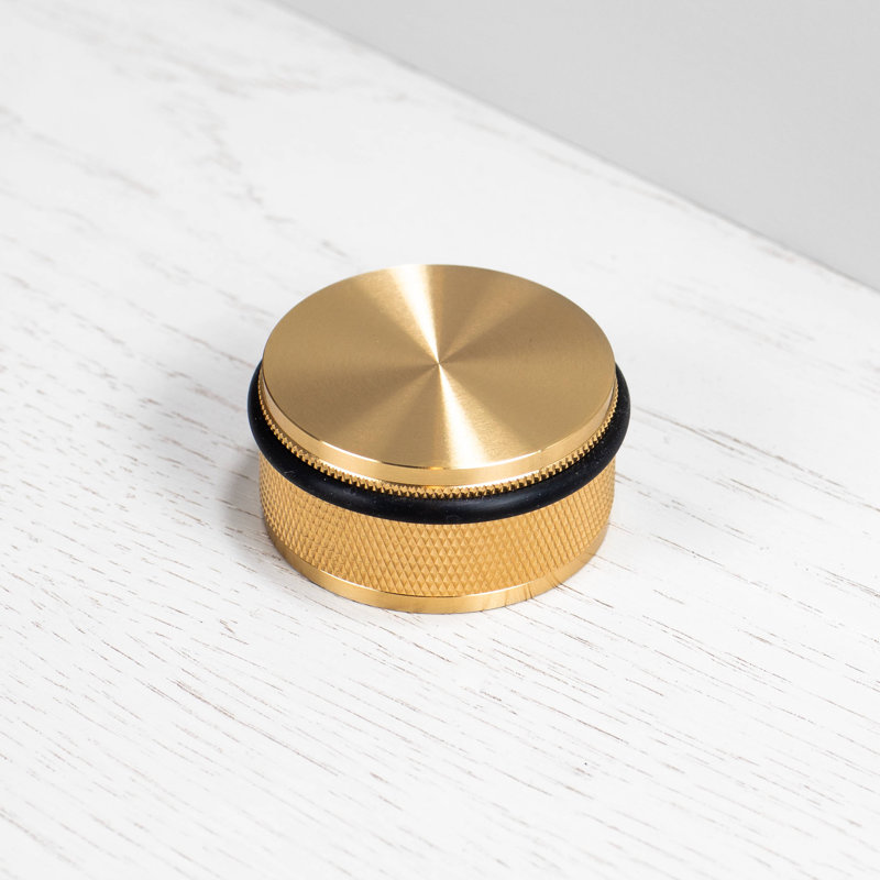 Floor Mount Stop, Brass