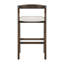 Chaises de salle à manger d'intérieur en bois d'hévéa, ensemble de 2-1994630992