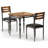 3 Piece Dining Table Set, Dining Table And Chairs Set Of 2 With Spiral Legs-14705230-14705236