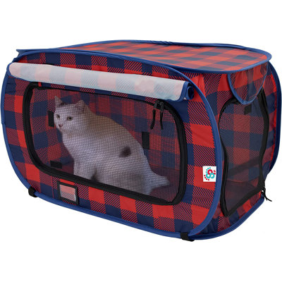 Ciena Plastic Collapsible Pet Carrier with 1 Door