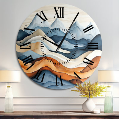 Horloge murale Mountain