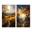 «Countryside Harvest Gold Patchwork», 2 pièces-1513803455-1513803454