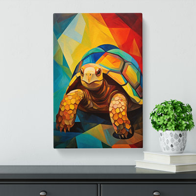Tortoise Cubism - No Frame Print