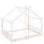 Lit de maison de style Montessori pour enfants, cadre de lit au sol avec tête et pied de lit-318468376-318468383