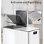 Stainless Steel 56.8 Litre Kitchen Trash Can