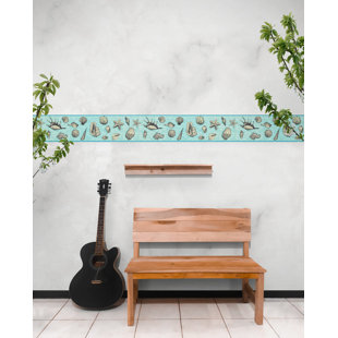 Go10024 Seashells On Waves Nautical Peel and Stick (Ensemble de 20)