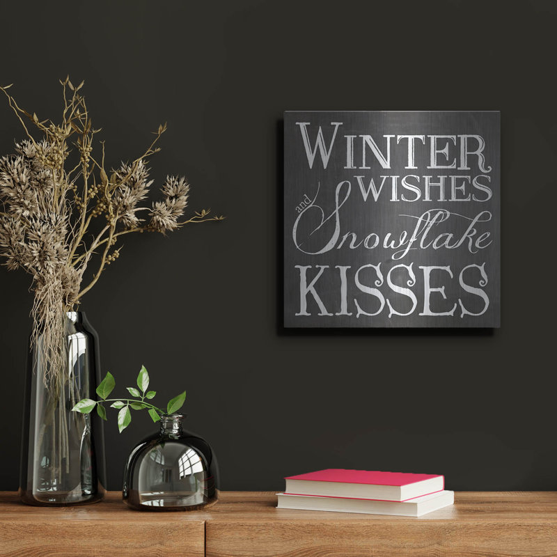  «Christmas Chalk 5» par Erin Clark, art mural en métal, 24 po x 24 po, H 12 po x l 12 po