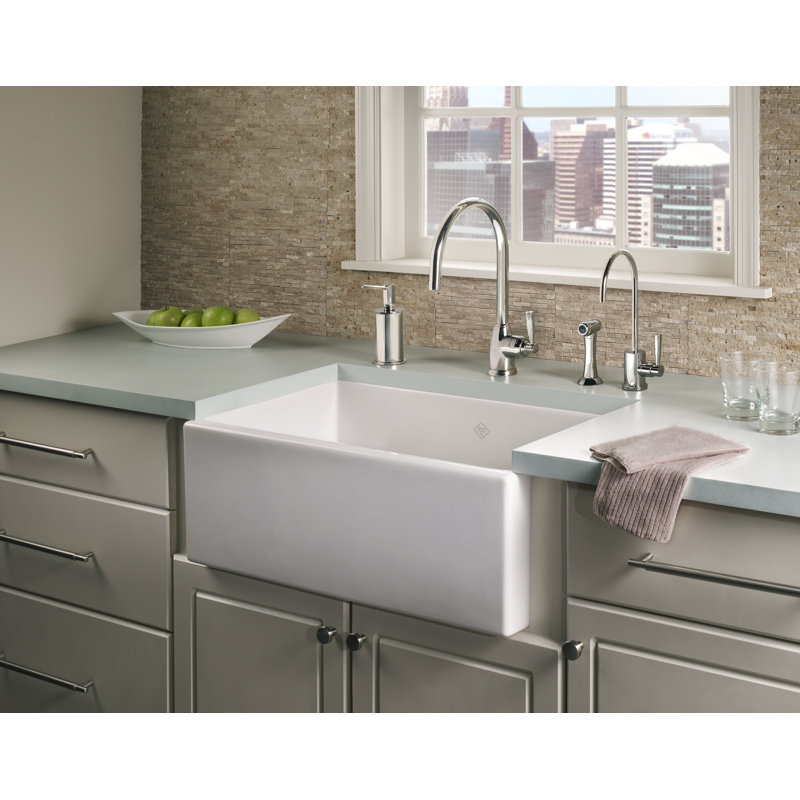 Holborn Kitchen Faucet With Side Spray, Polished Nickel