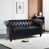 Black Faux Leather