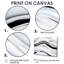 Ensemble de décorations murales abstraites modernes "Waves" noir et gris-940758136-940758143-940758087