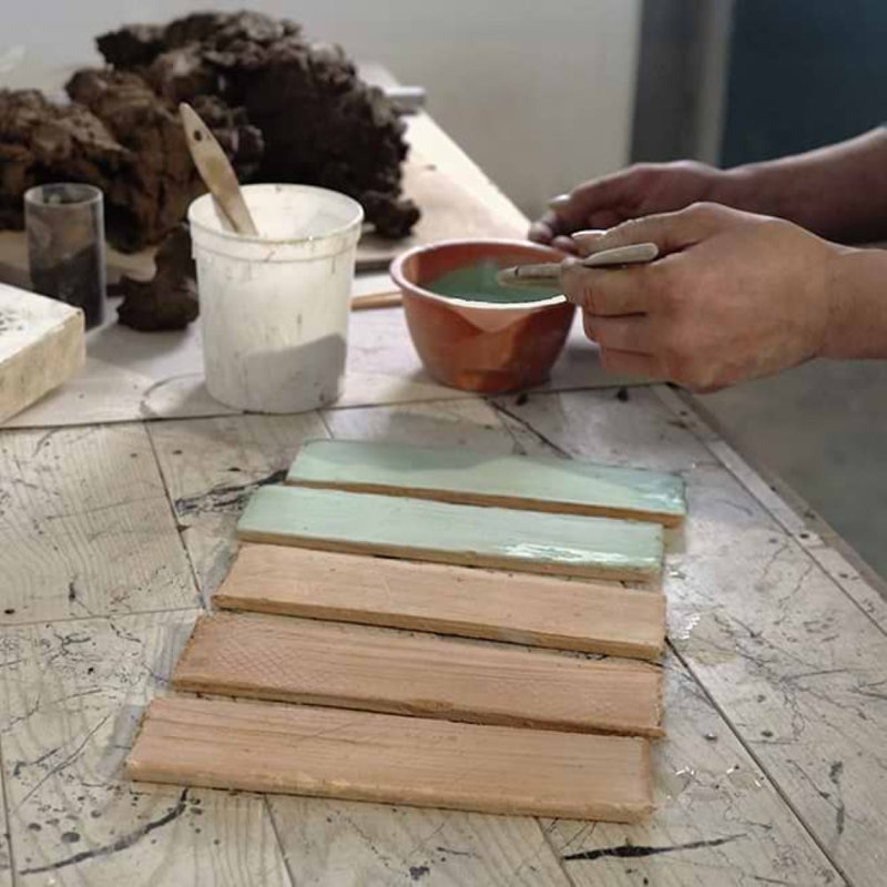 Impress 2X10 Handmade Matte Terracotta Subway Wall Tile, Clay Terracotta