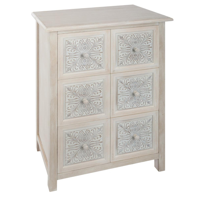 Felten 64cm W 6 - Drawer Chest of Drawers