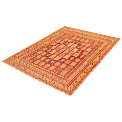 Tapis cuivre foncé Tajik 6 pi 7 po x 9 pi 2 po