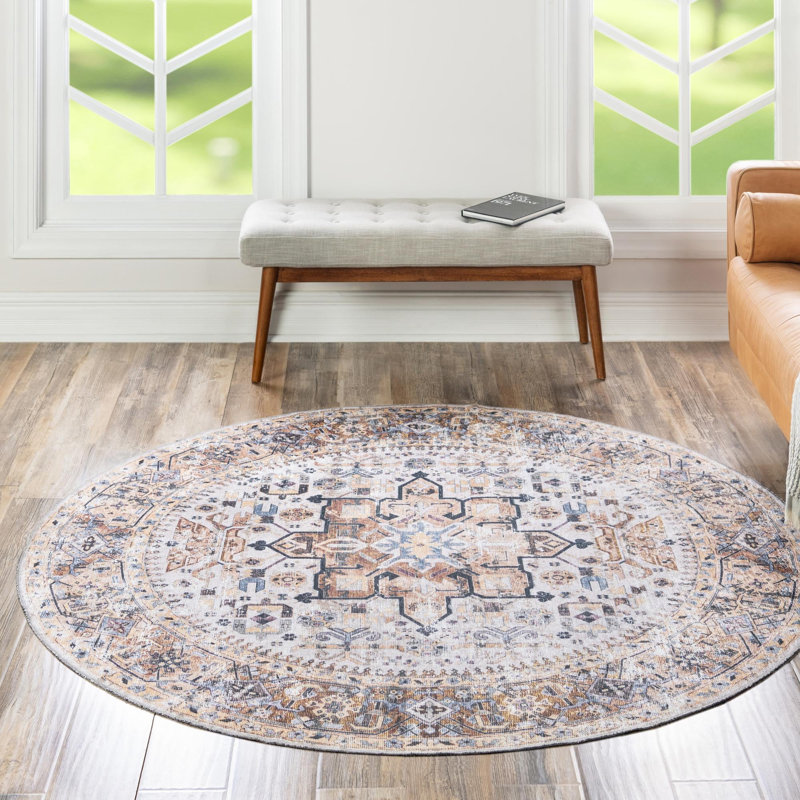 Nienke Oriental Indoor Rug, Round 4'
