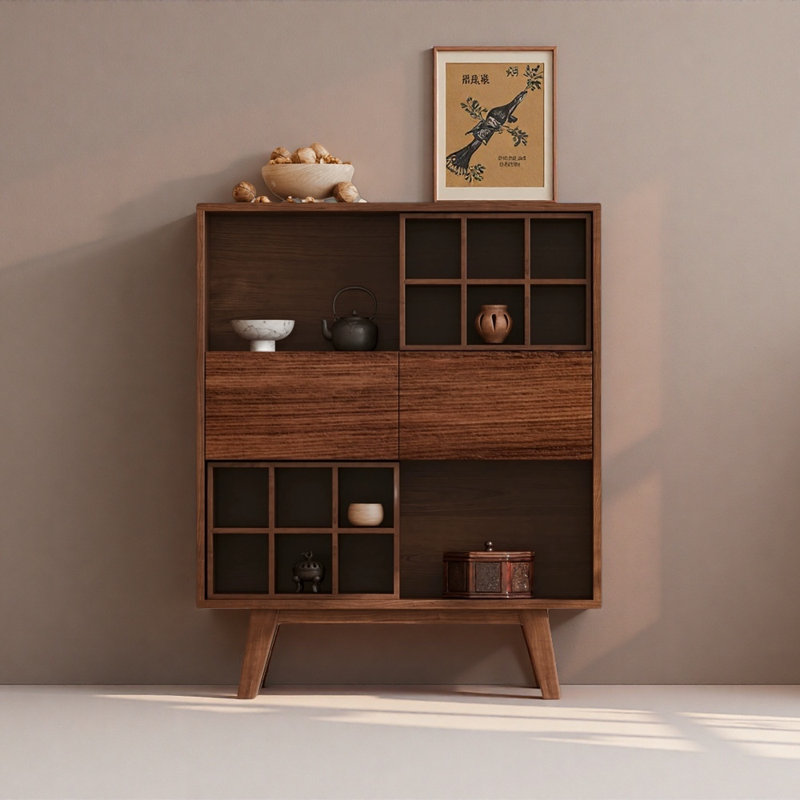 Buffet Simple Art Style, H 43,31 po x l 35,43 po x P 13,78 po