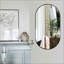 Élégant miroir ovale en métal pour les espaces modernes et contemporains-283505568