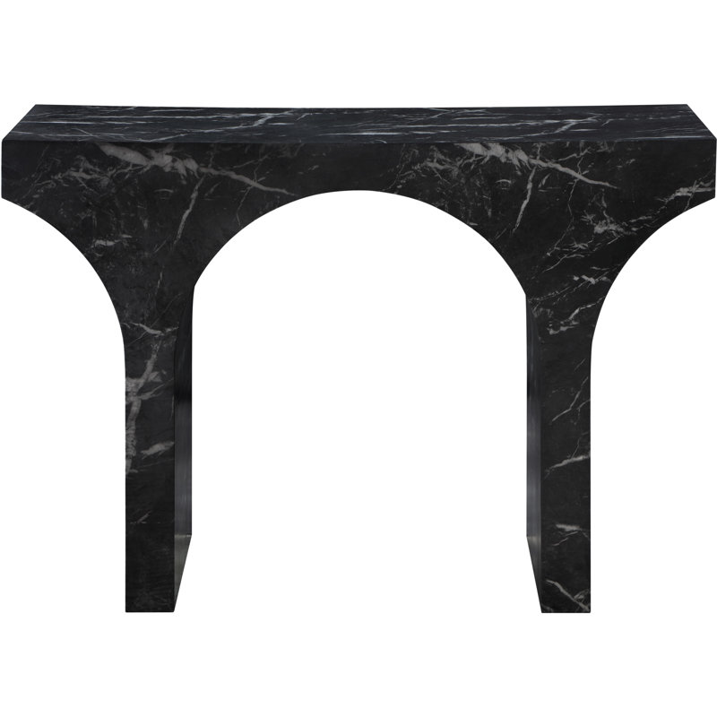 Jimerson Finished Console Table, Black