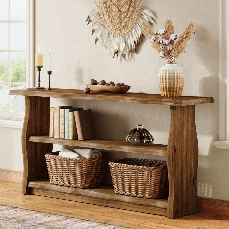 62.99cm Solid Wood Console Table