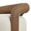 Fauteuil pivotant extérieur Mazie - crème Vergo