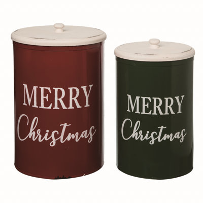 Metal Canister - Set of 2